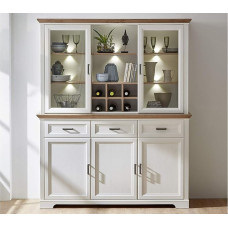 möbelando Jillana II Buffet Sideboard Virtuvės spintelė Duonos spintelė Valgomojo spintelė