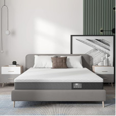 BedStory 140 x 190 cm gelinių putų bambuko anglies 7 zonų ergonominis čiužinys su nuimamu ir skalbiamu užvalkalu Hipoalerginis Optimalus palaikymas Komfortas 16 cm storis