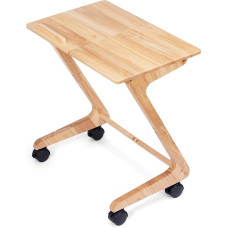 FLYJOE TV padėklas, TV valgomojo stalas su ratukais mažoms erdvėms, medžio masyvo šoninis staliukas, sofa, sofa, sofa, šoninis staliukas, nuimamas užkandžių padėklas kavos lovai, sofai, valgomajam, rašymui, skaitymui, svetainei,