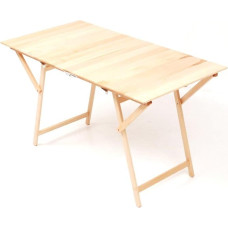 Buko medienos valgomojo stalas su mediniu lentjuostiniu pagrindu, visiškai užrakinamas, saugus reguliavimas