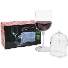 Winkee Original – Set of 2 Wine Glasses To Go I Stylish Wine Enjoyment for on the Go I Approx. 320 ml I Festival Accessories with Practical Box