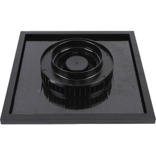 YUEHISY Solar Dachboden Auspuffventilator 15W 430cfm Bürstenloser Motor IP68 Dachbeatmung Lüfter Lärm für Home Garage Warehouse Allting 110mm/160 Mm
