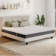 EGO Home 180 x 200 cm 20 cm aukščio minkštas šaltųjų putų čiužinys su 3 sluoksnių šaltųjų putų medžiaga, kurį galima naudoti ant abiejų pusių - mažinantis spaudimą, elastingas, kvėpuojantis, draugiškas nugarai, sertifikuotas 