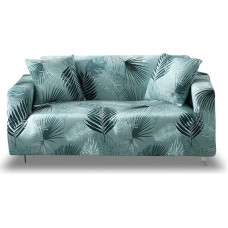 HOOBUY Spausdintas sofos dangtelis Įtempimo sofos dangteliai raštuotas dviejų vietų sofos meilės sėdynių rinkinys BX (2 sėdimos vietos / dvi sėdimos vietos)