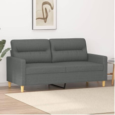 LAPOOH 2 vietų sofa tamsiai pilka 140 cm audinys, Sofos ir kušetės, Sofa svetainė, Sofa paauglių kambariui, Sofa poilsiui, Sofa miegamajam, Miegamojo sofa, Minkšta sofa 359236