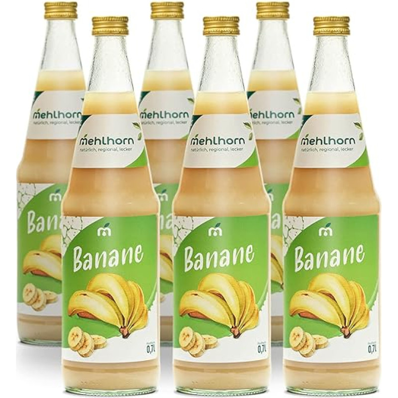 Miltų ragai Bananų nektaras (6 x 0,7 l)