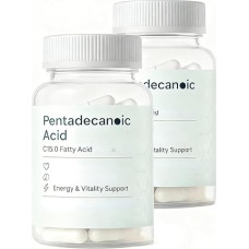 Pentadekano rūgštis, C15:0, iš Great Height avių pieno, energijos ir gyvybingumo palaikymas, 2 pakuotės