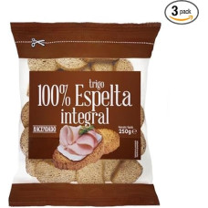 100 % viso grūdo speltų duona - 250 g - 3 pakuotės