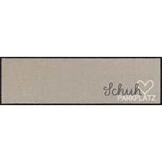 Salonloewe Doormat 030 x 100 cm Shoe Parking Pure Taupe Doormat Indoor Outdoor Dirt Trapper Mat Clean Running Carpet