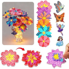 TZQFROCE DIY Princess Craft Set Amatų rinkinys Amatų rinkinys vaikams nuo 4 5 6 metų Dovanų mergaitėms 5 6 7 8 metų Basting Vaikų gimtadienis Kūrybinės dovanos vaikui Mergaitės