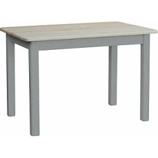 k koma Pilkas valgomojo stalas Virtuvės stalas iš pušies masyvo lakuotos pušies medienos (70 x 130)