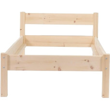 TUGA - Holztech Naturholzbett Amelie Bett aus Massiv Holz Daybett 90 100 120 140 160 200 x 220 (Festland) (180 cm x 220 cm)