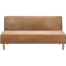 GEBIN Sofos užvalkalas be porankių, sofos užvalkalas be rankovių, sofos lovos apsauginis užvalkalas, ištempiamas užvalkalas, skalbiamas, neslidus, skirtas sulankstomai sofai lovai, be porankių (kupranugaris)