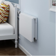 Sieninis virtuvės stalas, balta mediena | Sulankstomas valgomojo stalas su sulankstomu lapu, kampinis kompiuterio stalas mažoms erdvėms, nešiojamojo kompiuterio stalas, staliukas prie lovos, žaidimų darbo vieta, 60 70 75 80 90