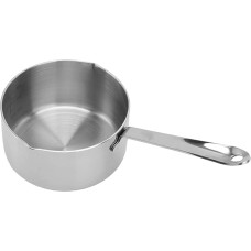 Stainless Steel Mini Sauce Pan, 350/500 ml Small Pot Sauce Cup Sauce Pot with Long Handle Butter Warm Milk Pot Butter Warmer Measuring Pan Milk Warmer Pot for Banquet Chocolate Melting Coffee