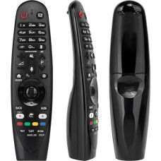 Magic Remote Control AN-MR650A ONLY for LG 2017 Smart TV, Replacement for LG TV Voice Magic Remote Control AN-MR650A AKB75075301, with Voice/Magic/Pointer Functions, With 2 Popular Shortcut Buttons