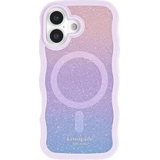 Kate Spade New York iPhone 17 Case - Compatible with MagSafe - Designer Mobile Phone Case - Opal Glitter