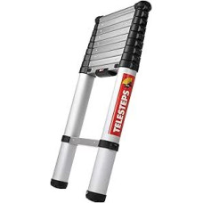 Telescopic Ladder 3 m by TELESTEPS I ECO Line I with Air Damping System I Non-Slip Profile for Secure Hold I EN 131 I 72430-681