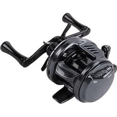 Asixxsix Baitcasting ritė, anglies pluošto lydinio žvejybos ritė su magnetine stabdžių sistema, 10lb traukos jėga ir 7.6:1 pavarų santykis, skirtas tolimam metimui, maža žvejyba