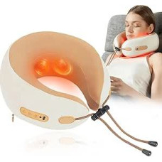 3-in-1 Neck Massager, Support U-shaped Massage Pillow with Three Massage Settings, Infrared Heat and Breathable Fabric for Travel, Home, Office