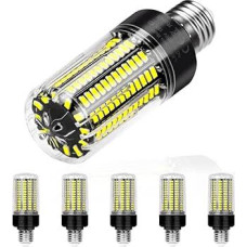 6 pakuočių 300 W ekvivalentas E26/E27 LED lemputės 30 W kukurūzų lemputės lempos 6000 K 3520LM be mirgėjimo Energiją taupanti lempa AC85-265 V Vidinis miegamojo šviestuvas, lubų ventiliatoriaus apšvietimas Dekoravimas