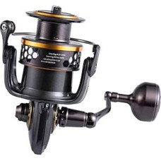 Spinning Reel, Jigging Reel, Fishing Reel, Solid Metal, 15 kg, Braking Force for Saltwater Wheel, Carp Reel Roller