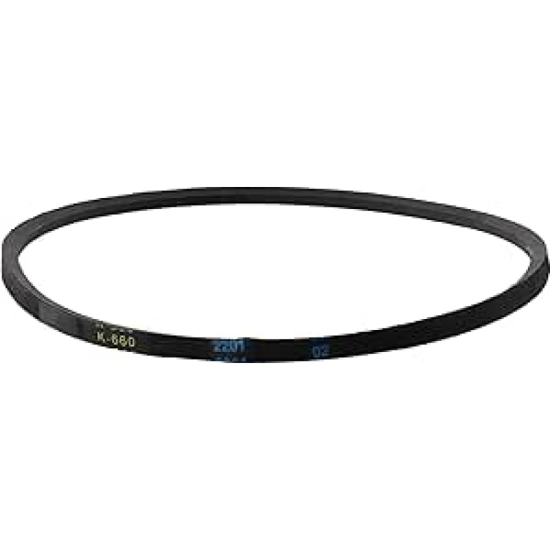 Dreieck Keilriemen K660 Gummi Antriebsriemen für Bohrmaschine Industrie Landwirtschaftliche Geräte 66cm Umfang 6mm Dicke 8mm Breite (k660)