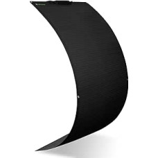 Lanksti saulės baterija 100 W 12 V monokristalinė sulenkiama 100 vatų 12 voltų pusiau lankstus mono saulės baterijų įkroviklis, skirtas RV valčiai, kabinai, furgonui, automobiliui, nelygiems paviršiams