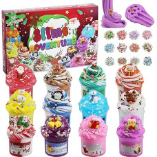 Šlimas Advento kalendorius 2025 vaikams, 24 dienų siurprizų Kalėdų atgalinis skaičiavimas, purus sviestas berniukams ir mergaitėms, kojinių užpildas, 