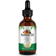 Batana aliejus plaukams, šalto spaudimo, 60 ml, stimuliuoja plaukų augimą, grynas Batana aliejus, skirtas sausiems, pažeistiems plaukams ir odai drėkinti bei atkurti