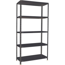 Simonrack Heavy Duty Shelving Unit, Storage Shelf, 180 x 80 x 40 cm, Metal Shelf, Basement Shelf, Bending Point 100 kg, 5 Shelves, Anthracite - Comfort