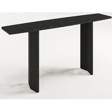 KLWQR Massiver Konsolentisch aus Holz, Beistelltisch Schmal, Flurtisch für Wohnzimmer, Flur, Eingangsbereich, Diele, Einfache Montage (juoda, 140x35x75 cm/55x14x30 in)