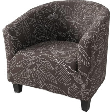 Schonbezug für Clubstuhl, hochdehnbar, stilvolle Luxus-Möbelbezüge, Plüsch-Stretch-Schonbezug für Sessel (Club-Stuhl, 2-teilig, GFY-7)