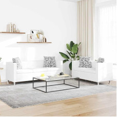 2 3 vietų sofos komplektas dirbtinės odos balta sofa lova Svetainės sofa Šiuolaikinė sofa