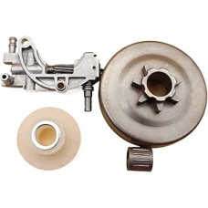 Kupplungstrommel-Zahnrad-Schneckengetriebe-Satz for Kettensägen 4500, 5200, 5800, 45 cm³, 52 cm³, 58 cm³, Teile 0,325