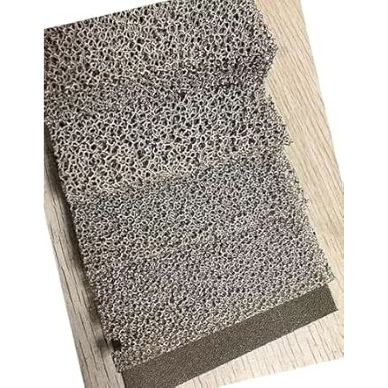 3 Stück Nickelschaum in Batteriequalität (200 x 200 x 2 mm) - idealiai tinka šarmų absorbcijai, valymui ir filtravimui (80PPI)