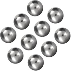 PATIKIL 17-mm-Präzisionskugeln, 10 Stück Kugellagerkugeln aus Chromstahl G10