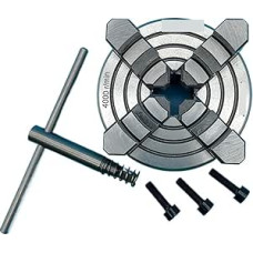 Drehmaschine, Drehlager-Mikrofutter, 80 Mm, Unabhängiges Handbuch Mit Vier Klauen,zum Gewindedrehen und Bohren