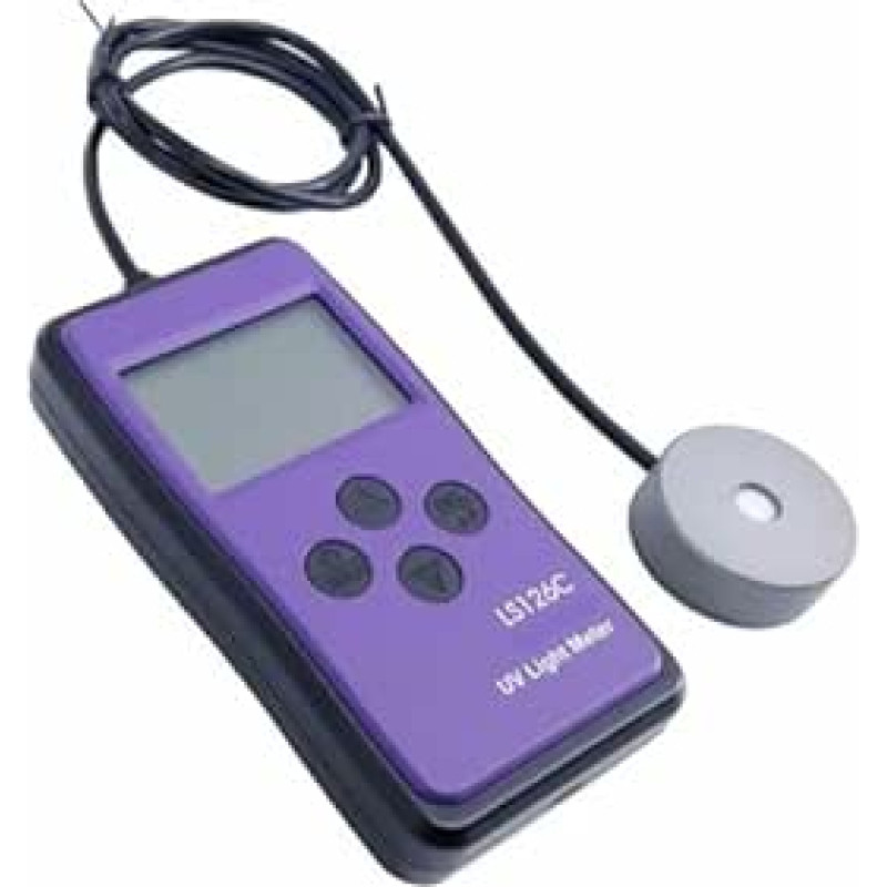 Tragbares UV-Intensitätsmessrät UV-Lichtmessrät Tester mit Bluetooth UV-sundheitsmessrät Messbereich 0 bis 20000 UW/cm2,UV-Messgerät