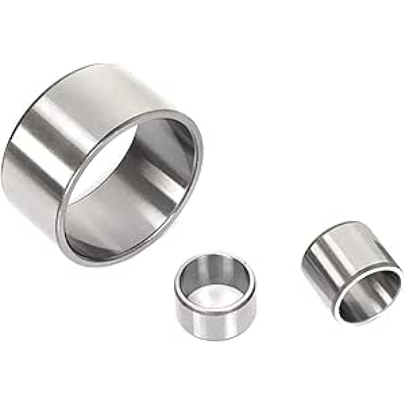 2 vnt. plieninės guolio įvorės, vidinis skersmuo 50 mm, išorinis skersmuo 70,8 mm, ilgis 31 mm, guolio įtaiso įvorės, ašies įvorės žiedas, 50 x 70,8 x 31 mm (55 x 62)