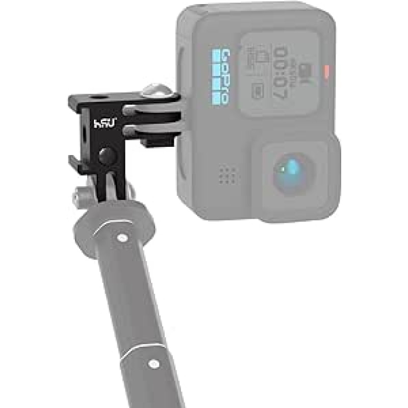HSU vertikalus laikiklis veiksmo kameroms, aliuminio fotoaparato adapteris su 1/4 varžto skyle ir 