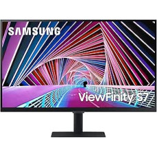 Samsung UHD Monitor S27A704NWU, 27 Inches, VA Panel, 4K UHD Resolution, Response Time 5 ms, Refresh Rate 60 Hz, Flicker Free, Eye Saver Mode, Black