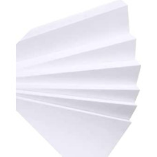 5 Stück 5 mm weiße PVC-Schaumstoffplatten - leichter Hartschaum for Bastelarbeiten, DIY-Projekte und Kunstausstellungen(0.5x60x80cm)