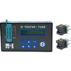 Integruotas šviesos diodų valymo įrenginys, skirtas integrinių grandynų ir tranzistorių bandymams, 24 poligonų loginis analizatorius su daugiau kaip 1300 išskirtomis modifikacijomis, spalvotas ABS korpusas(Einzelmaschine)