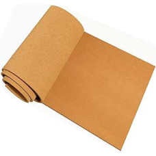 Cork Roll Cork, Cork Board for Home, Cork Roll with High Density, Cork Floor Tiles, Sound Insulation, 6 mm 8 mm Thick, for Office, Home, School, Craft Supplies, Brown ( Color : Thick 8 mm , Size :