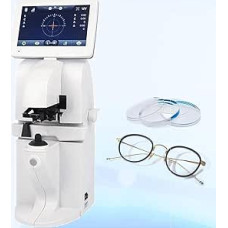 Jutiklinio ekrano automatinis objektyvo matuoklis,UV skaitmeninis automatinis objektyvo matuoklis,Vollfunktionsmessung,Sphäre/Cylinder/Achse/Prismen + Pd-Druck,Automatische Linsenerkennung + Kompatibilität mit Progressive-/Kontaktlinsen
