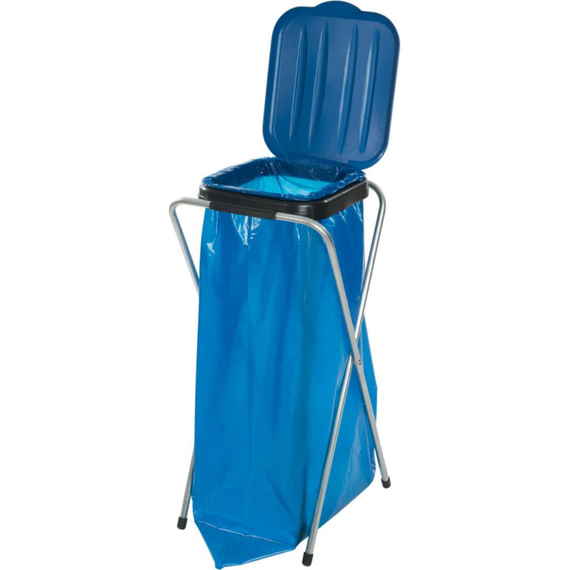 Stand for 120L garbage bags - for sorting BLUE
