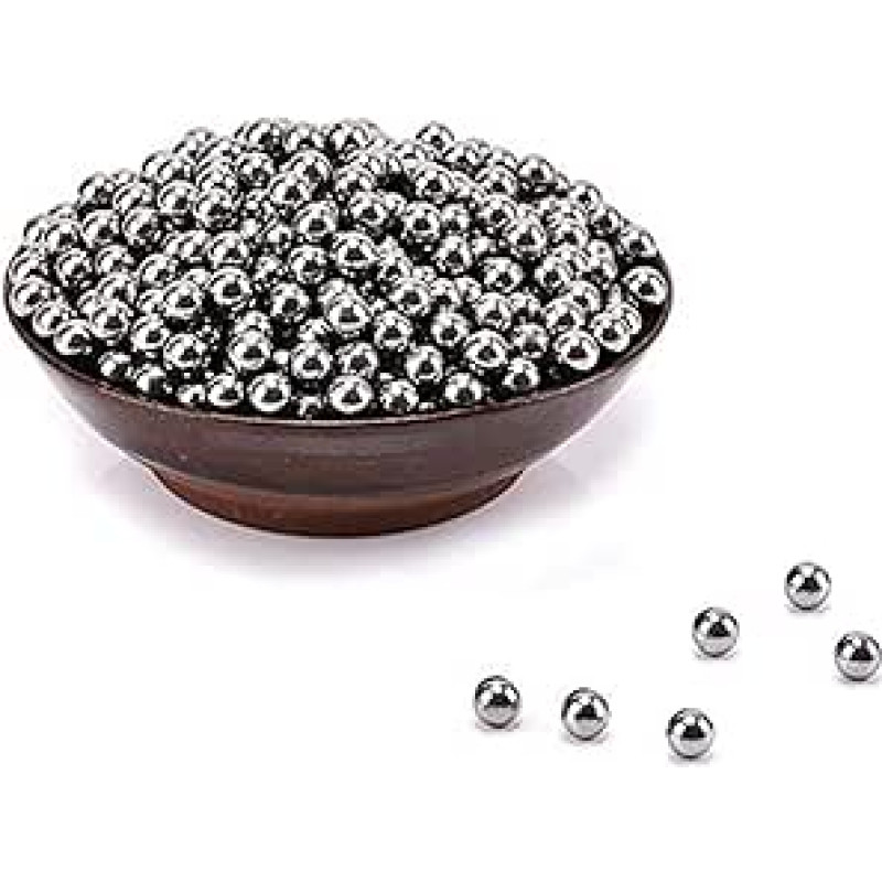 Rutuliniai guoliai, guolių rutuliukai, nerūdijančio plieno guoliai 304, tikslūs plieniniai rutuliukai, kieti rutuliukai, nerūdijančio plieno rutuliukai, 1 kg (8 mm)