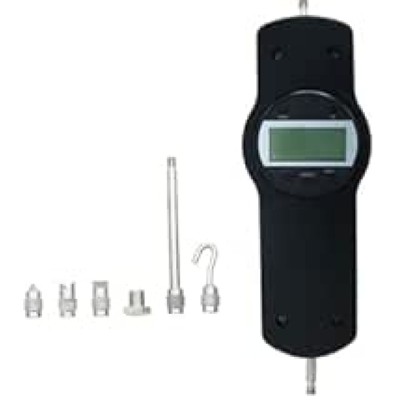 Dinamometras, LCD-Bildschirm Handgriff Dynamometer 500N Digitales Kraftmessgerät Tragbares Push-Pull-Dynamometer Messgeräte(300N)