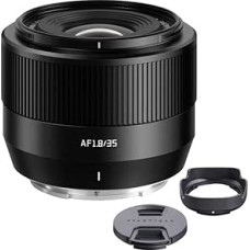 TTArtisan 35 mm F1.8 II objektyvas su automatiniu fokusavimu APS-C kadru, skirtas E-Mount fotoaparatams A5000 A6500 A6600 NEX-3 NEX-3N NEX-7 NEX5 CA7 A7I A7R A7S A7SI A7SII A9 ir kitiems (juodas)
